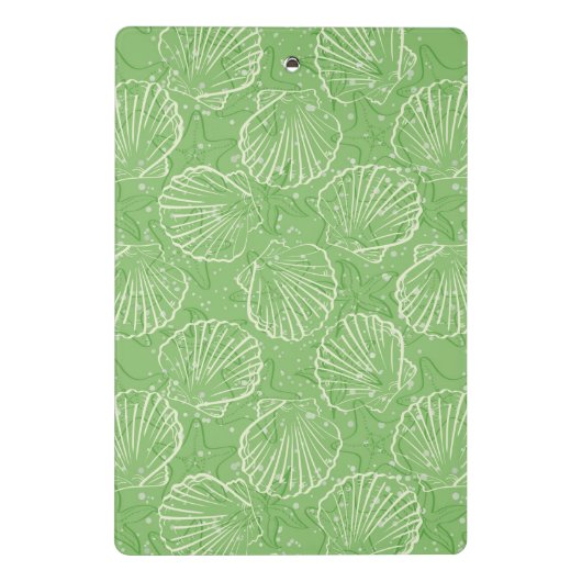 Kontur Seashells Mini Klemmbrett (Rückseite)