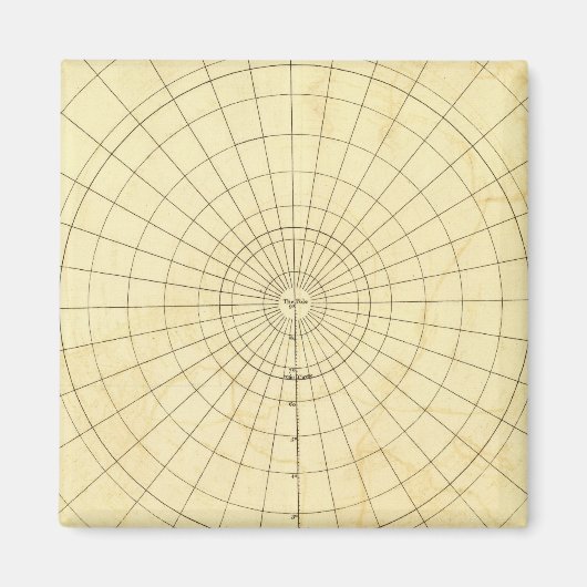 Kontur Süd-Hemisphäre Magnet (Vorne)