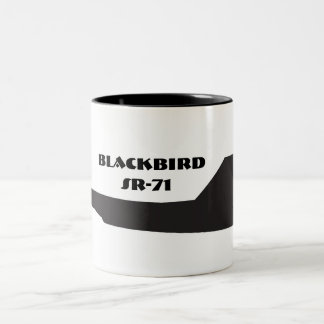 Kontur-Tasse der Amsel-SR-71 Zweifarbige Tasse