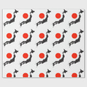 Kontur und Kreis Japans Geschenkpapier (Flach)