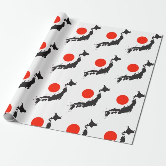 Kontur und Kreis Japans Geschenkpapier (Ungerollt)