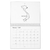 Kontur Vietnam Kalender (Feb 2027)