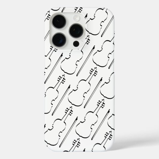 Kontur Violine Case-Mate iPhone Hülle (Rückseite)