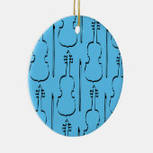 Kontur Violine Keramik Ornament (Rechts)