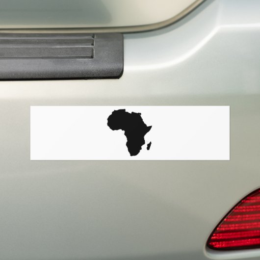 Kontur von Afrika Autoaufkleber (Auf Auto)