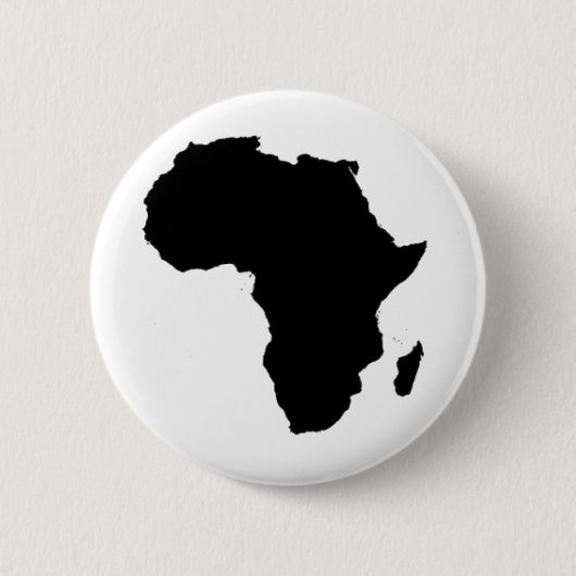 Kontur von Afrika Button (Vorderseite)