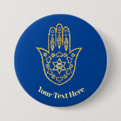 Kontur von Gold Hamsa Button (Vorderseite)