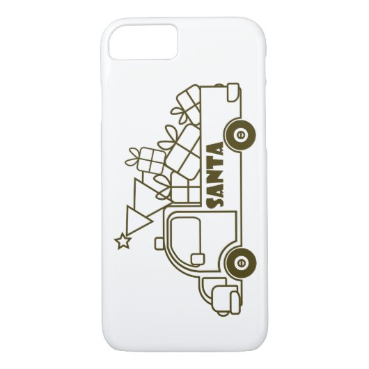 Kontur Weihnachtswagen Ausblick auf die Pkw Case-Mate iPhone Hülle (Rückseite)