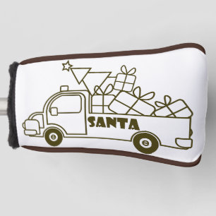 Kontur Weihnachtswagen Ausblick auf die Pkw Golf Headcover