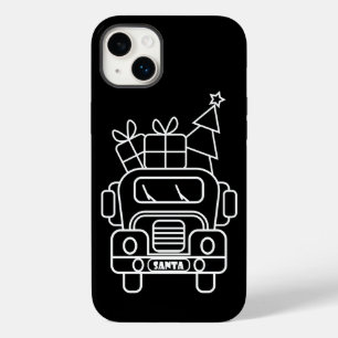 Kontur Weihnachtswagen Santa Auto Vorderansicht Case-Mate iPhone 14 Plus Hülle