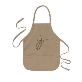 Kontur Zeichnend Blitzinsekteninsekten-Schürze Kinderschürze