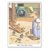 Konturaufkleber für Biker Aufkleber (Vorderseite)