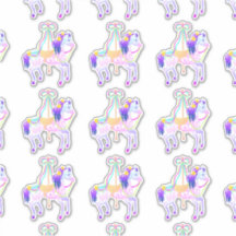 Konturaufkleber für Karussell (Blatt)