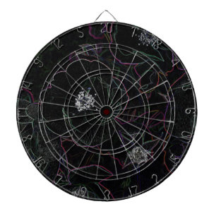 Konturen Dartscheibe