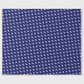 Konturen des Weißdeutschen Schäferhirds auf der Ma Geschenkpapier (Flach)