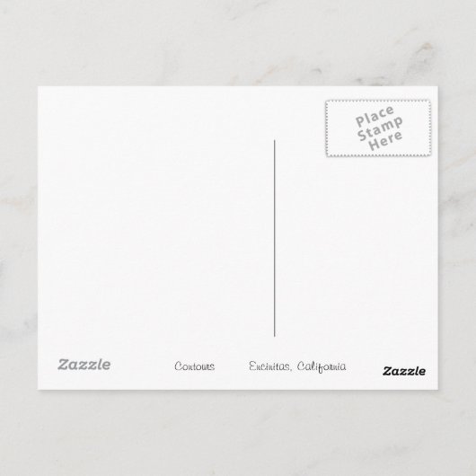 Konturen Postkarte (Rückseite)