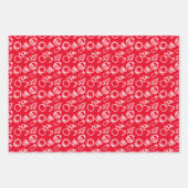 Konturen zu Weihnachtsartikeln im Minimalistischen Geschenkpapier Set (Vorderseite 2)