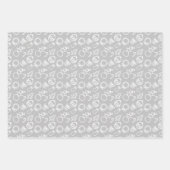 Konturen zu Weihnachtsartikeln im Minimalistischen Geschenkpapier Set (Vorderseite)