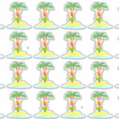 Konturkleber für Hula Palm (Blatt) Aufkleber (Vorderseite)