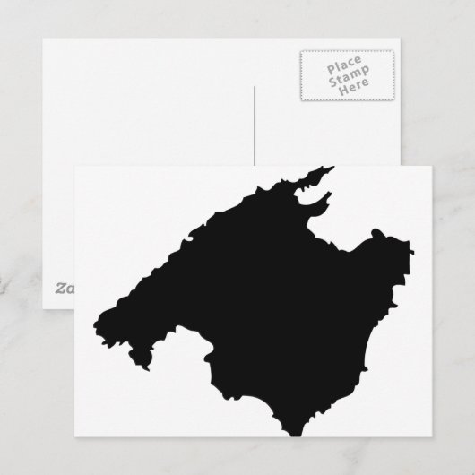 Kontursymbol Postkarte (Vorne/Hinten)