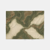 Konturtal-Wurfdecke Fleecedecke (Vorderseite (Horizontal))