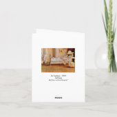 Konvaleszenz Karte (Rückseite)