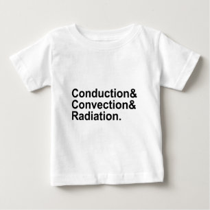 Konvektionsbestrahlung   Wärmeübertragung Baby T-shirt