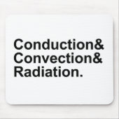 Konvektionsbestrahlung | Wärmeübertragung Mousepad (Vorne)