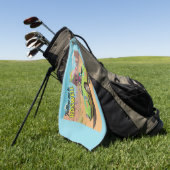 Konvention Mikrofaser Golfhandtuch (Gras)