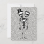 Konverbundene RSVP-Karten für Hochzeiten Einladung (Rückseite)