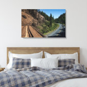 "Konvergenz" - Starke Leinwand (Insitu (Schlafzimmer))