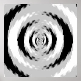 Konvergierte Log Spiralen Dist var 4 Poster