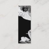 Konversation 2 Floralfotografie Mini Business C Visitenkarte (Rückseite)