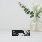 Konversation 2 Floralfotografie Mini Business C Visitenkarte (Stehend Vorderseite)