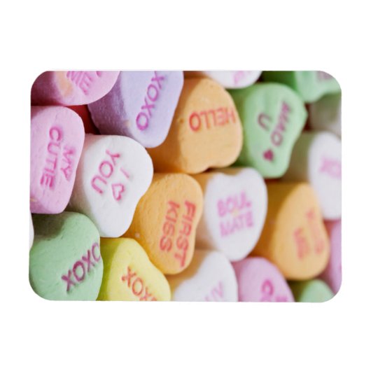 Konversation Candy Hearts Magnet (Horizontal)