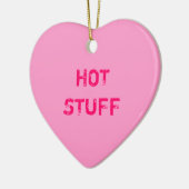 Konversation Herz-Ornament Keramikornament (Links)