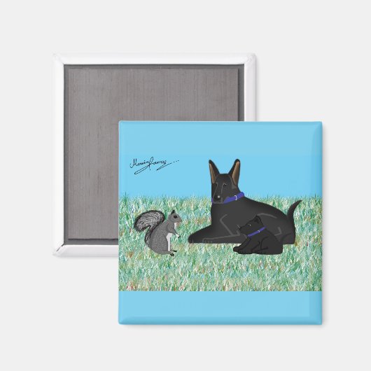 Konversation. Magnet (Vorderseite/Rückseite)