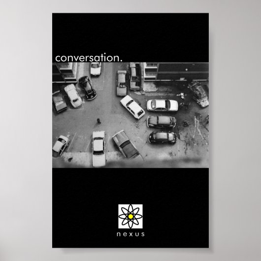 Konversation. Poster (Vorne)