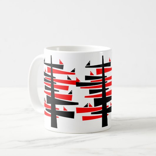 Konversationsbaum Kaffeetasse (Vorderseite Links)