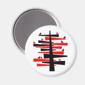 Konversationsbaum Magnet (Vorderseite/Rückseite)