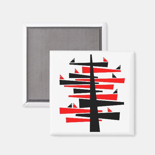 Konversationsbaum Magnet (Vorderseite/Rückseite)