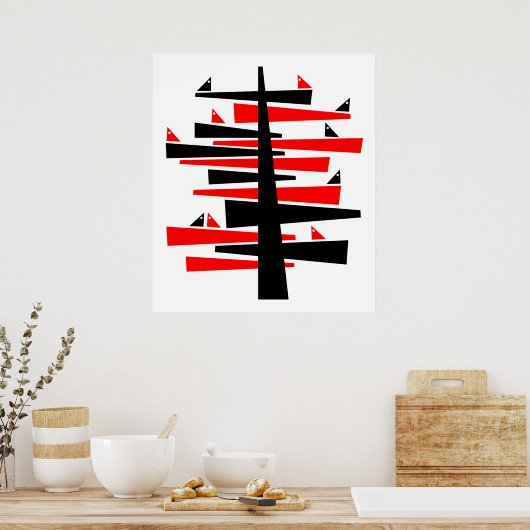 Konversationsbaum Poster (Küche)