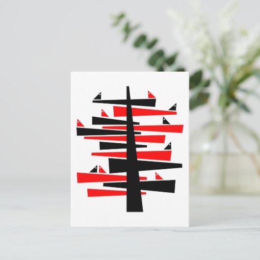 Konversationsbaum Postkarte (Stehend Vorderseite)