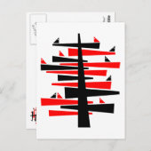 Konversationsbaum Postkarte (Vorne/Hinten)