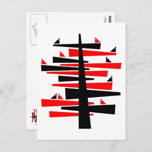 Konversationsbaum Postkarte (Vorne/Hinten)