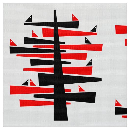 Konversationsbaum Stoff (Muster)