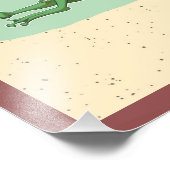 Konversationsfrosch Fotodruck (Ecke)