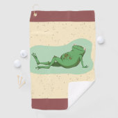 Konversationsfrosch Golfhandtuch (Insitu)