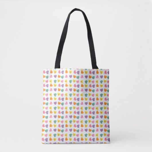 Konversationsheart Tote Tasche (Vorderseite)