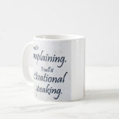 Konversative Tasse (Vorderseite Links)